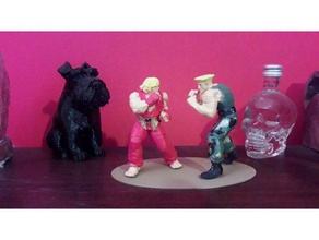 street fighter games 3d print model - Mito3D