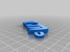 meu personalizados amabz totalmente iamburny chaveiro do gerador chaveiros personalizado 3d print model - Mito3D