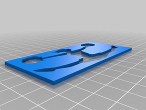 dedo do pé toque de estêncil ferramentas arte personalizado 3d print model - Mito3D