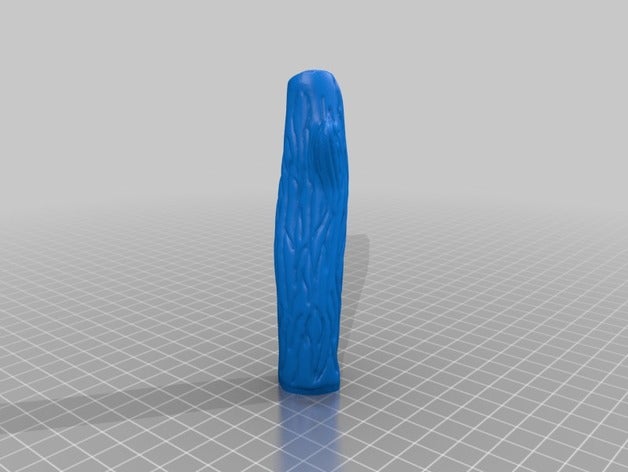 tree trunk sculptures log wood 3D print model - Mito3D