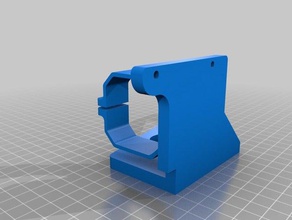 anet a8 brackets reduce x-axis motion bowden left hand side 3d printer parts clamp mount 3d print model - Mito3D