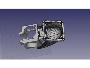 fácil acesso e3d v5 único duto do ventilador titular Impressora 3d de peças extrusora 3d print model - Mito3D