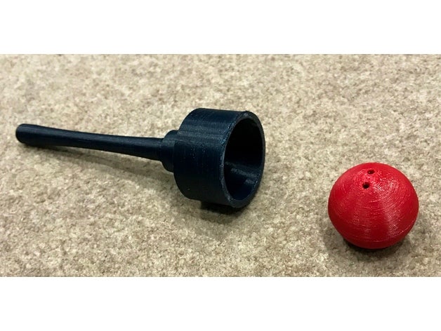 taza juego de pelota juegos ejecutivo juguete old fashioned 3D print model - Mito3D