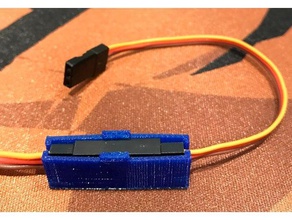 servo connector lock keeper r c vehicles plug 3d print model - Mito3D