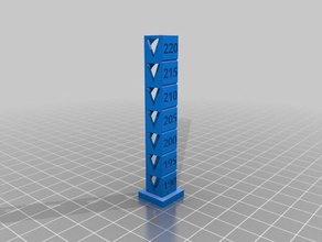 temptower190to220 3d printing tests customized 3d print model - Mito3D