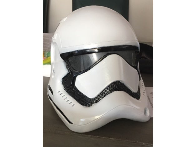 stormtrooper new order helmet 3d printing starwars force awakens 3D print model - Mito3D