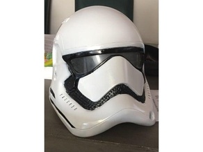 stormtrooper nova ordem capacete A impressão 3d starwars de força desperta 3d print model - Mito3D