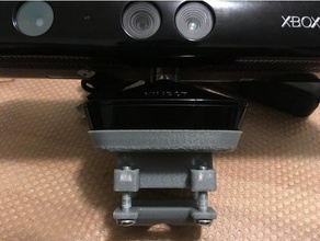 kinect sensor mount - locking clamps arca pole mounts robotics scanner 3d print model - Mito3D