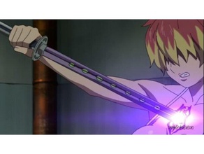 shura katana fang props anime ao no exorcist prop kirigakure sword 3d print model - Mito3D