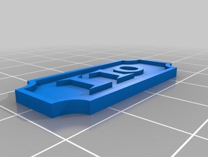 i10 decoración personalizado 3d print model - Mito3D