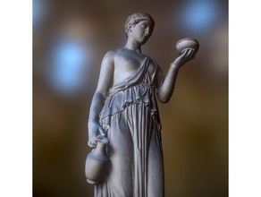 Çin tarama ve kopyaları 3d baskı 3 Boyutlu Tarama hiton kap Yunan muse mitoloji din heykel vazo kadın gençlik 3d print model - Mito3D
