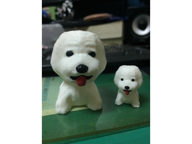 dog-maltese 3d printing 3D print model - Mito3D