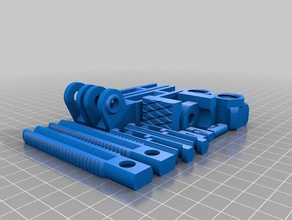 mano-tornillo de la abrazadera compacta construir - 125 x 100 diy 3d print model - Mito3D