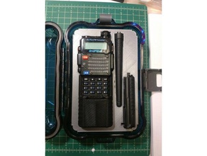 baofeng drybox insert sport & outdoors amateur radio f8hp ham uv-5r uv-5x3 3d print model - Mito3D