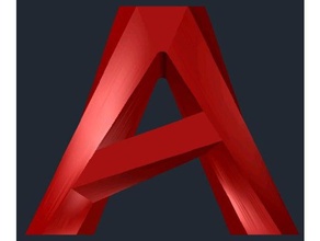 autocad logo 2018 not accurate signs & logos 3d 3d print model - Mito3D