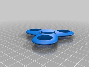 ball-beared fidget spinner toys & games 3d print model - Mito3D