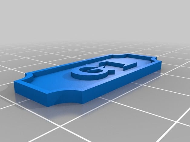 g1 decoración personalizado 3D print model - Mito3D