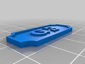 g3 decoração personalizado 3d print model - Mito3D