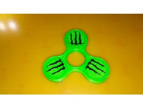 monster spinner jouets & jeux 3d print model - Mito3D