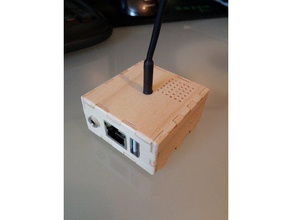 laranja pi zero caixa de madeira cnc lasercut o áudio 3d print model - Mito3D