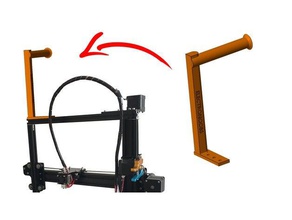 tevo tarantula vertikalen garnrollenhalter 3d-Drucker Teile spool top vertikale 3d print model - Mito3D