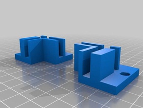 ctc alboroto mit schraubenloch Impresora 3d accesorios 3dprinter de las piezas la impresora 3d print model - Mito3D