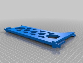 anet a8 ultimate frame stabilizer - remix electronics case 3d printer parts enclosure hex hexagon stabiliser 3d print model - Mito3D