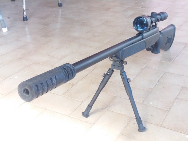 airsoft sniper rifle flash-hider sport & im freien Zubehör sniper-Gewehr 3D print model - Mito3D