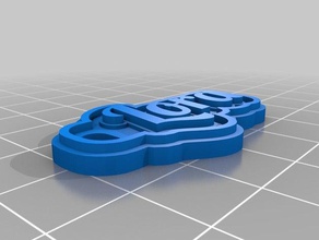 lora keychains customized 3d print model - Mito3D