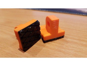 mano-tornillo de la abrazadera almohadilla modelo diy onshape 3d print model - Mito3D