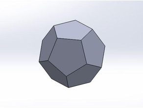 dodecaedro b sico basic dodecahedron dice 3d print model - Mito3D