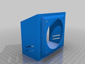 fuente de alimentación montaje del ventilador 80mm - anet a8 Impresora 3d las piezas Ventilador 70mm 80 mm actualización poder la cubierta 3d print model - Mito3D