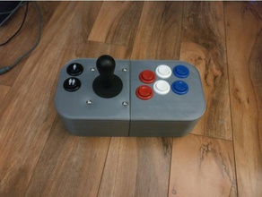 retropi arcade stick remix La impresión en 3d joystick mame 3d print model - Mito3D