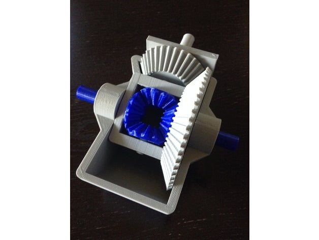 differential gears mechanical toys education gear model toy 3D print model - Mito3D