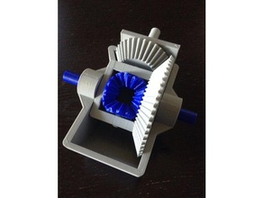 differential gears mechanical toys education gear model toy 3d print model - Mito3D