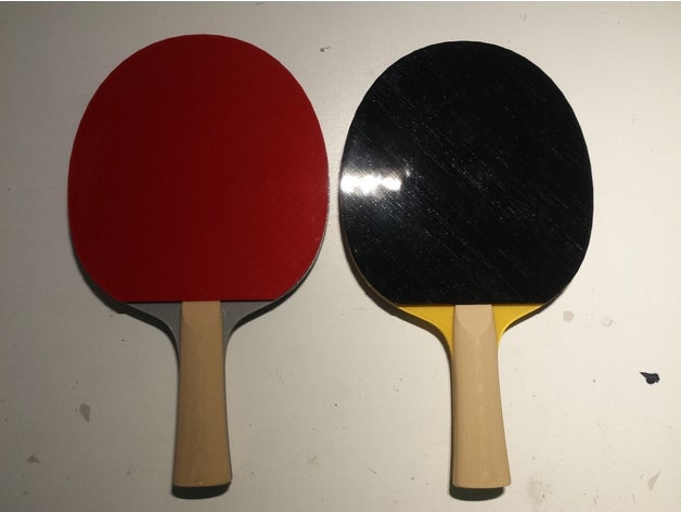 masa tenisi ping pong raket modeli butterfly viscaria fl spor ve açık hava 3D print model - Mito3D