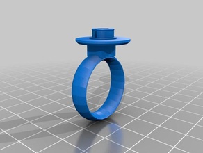 fidget spinner yüzük 3d print model - Mito3D