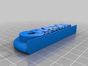 crash bandicoot logo 3d printing 3d print model - Mito3D