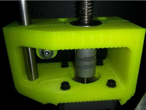 lulzbot mini lower z left camellia - lid design 3d printer parts 3d print model - Mito3D