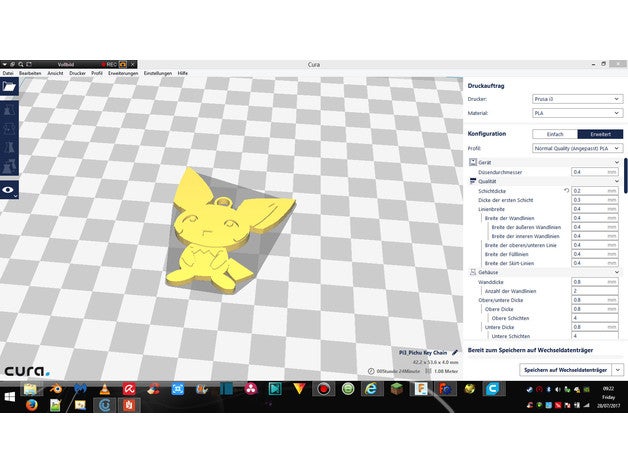 pichu catena chiave i portachiavi 3D print model - Mito3D