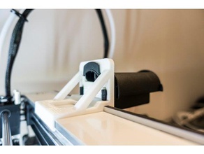 spool holder mount ultimaker 2 3d printer accessories ultimaker2 um2 3d print model - Mito3D