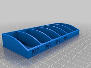 piccola libreria utensili & caselle 3d print model - Mito3D