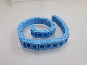 cadeneta pasacables Impresora 3d de las piezas los cables impresora reprap 3d print model - Mito3D