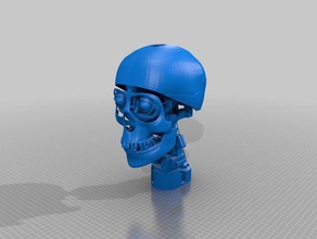 animatronic skull robotics animatronics halloween schedel 3d print model - Mito3D