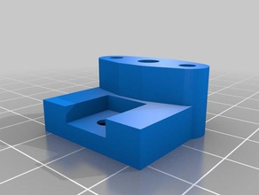 bltouch mount modüler x sabit taşıma 3d yazıcı parçaları 3d print model - Mito3D