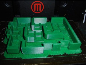 delta-75 açığa plaka bölünmüş durumda 3d print model - Mito3D