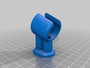 suporte da cabeça de chuveiro casa banho 3d print model - Mito3D