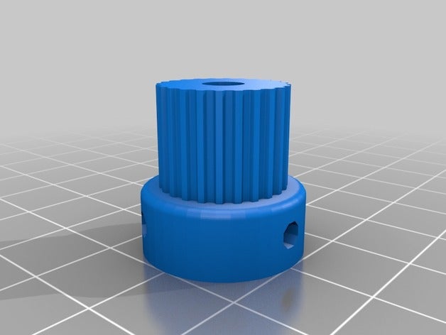 meu personalizados paramétrico polia - muitos perfis de dente Impressora 3d peças personalizado 3D print model - Mito3D