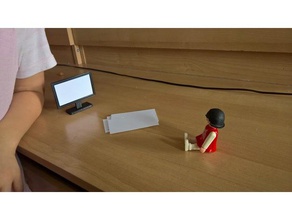 flatscreen-tv igr ek-Puppen Spielsets igracek - Spielzeug 3d print model - Mito3D