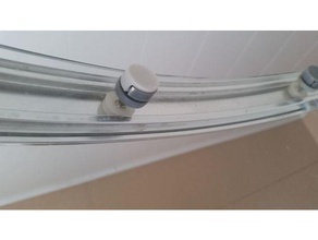 screw protection cap bathroom replacement shower door 3d print model - Mito3D